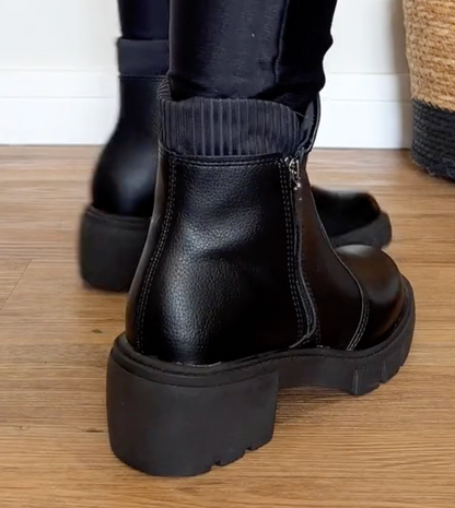 Bota Couro Cano Curto Tratorada 