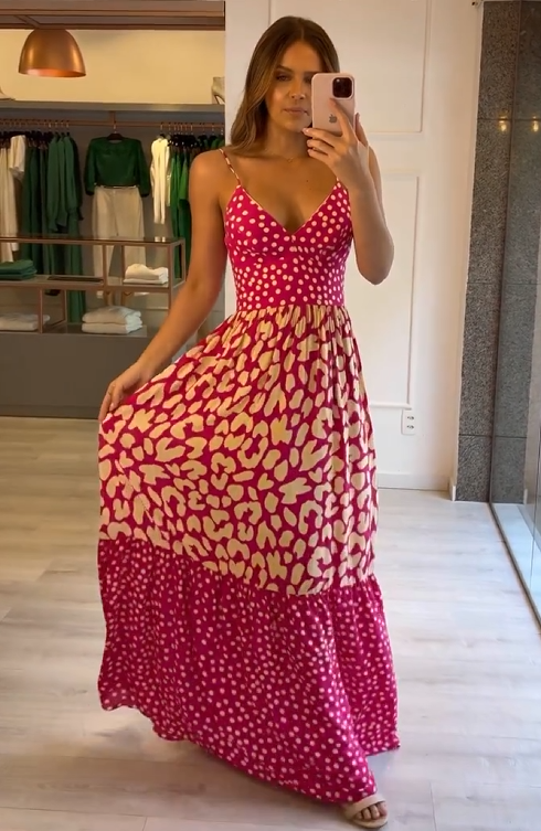 Robe Patricia à imprimé animal