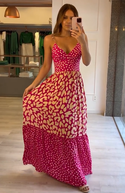 Robe Patricia à imprimé animal