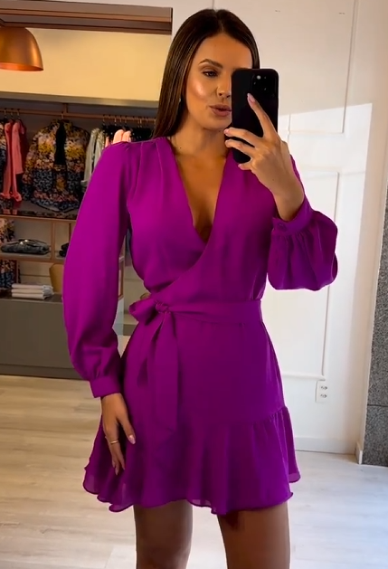 Robe violette