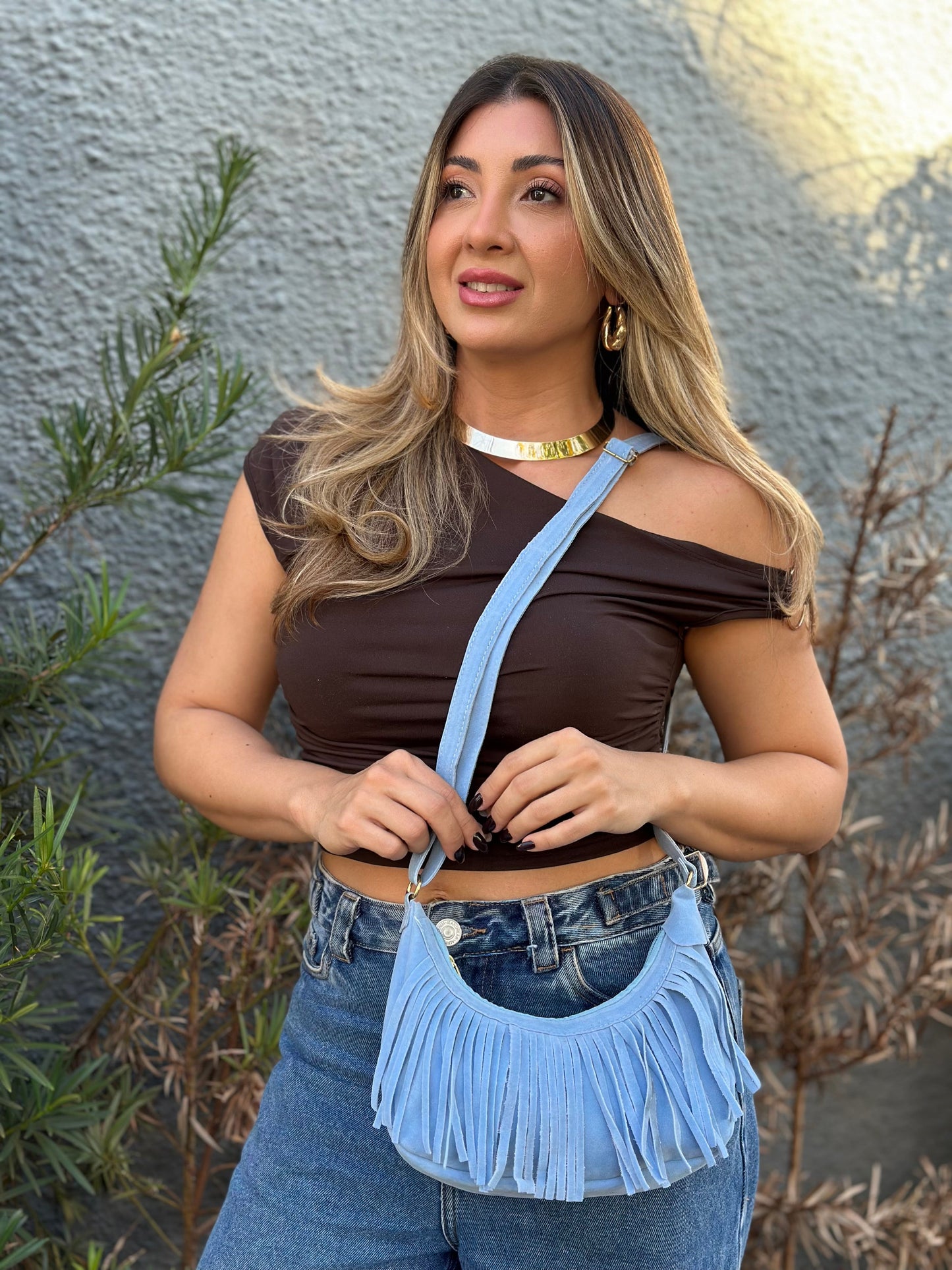 Sac Boho avec Franjas - Modèle Compact et Estiloso
