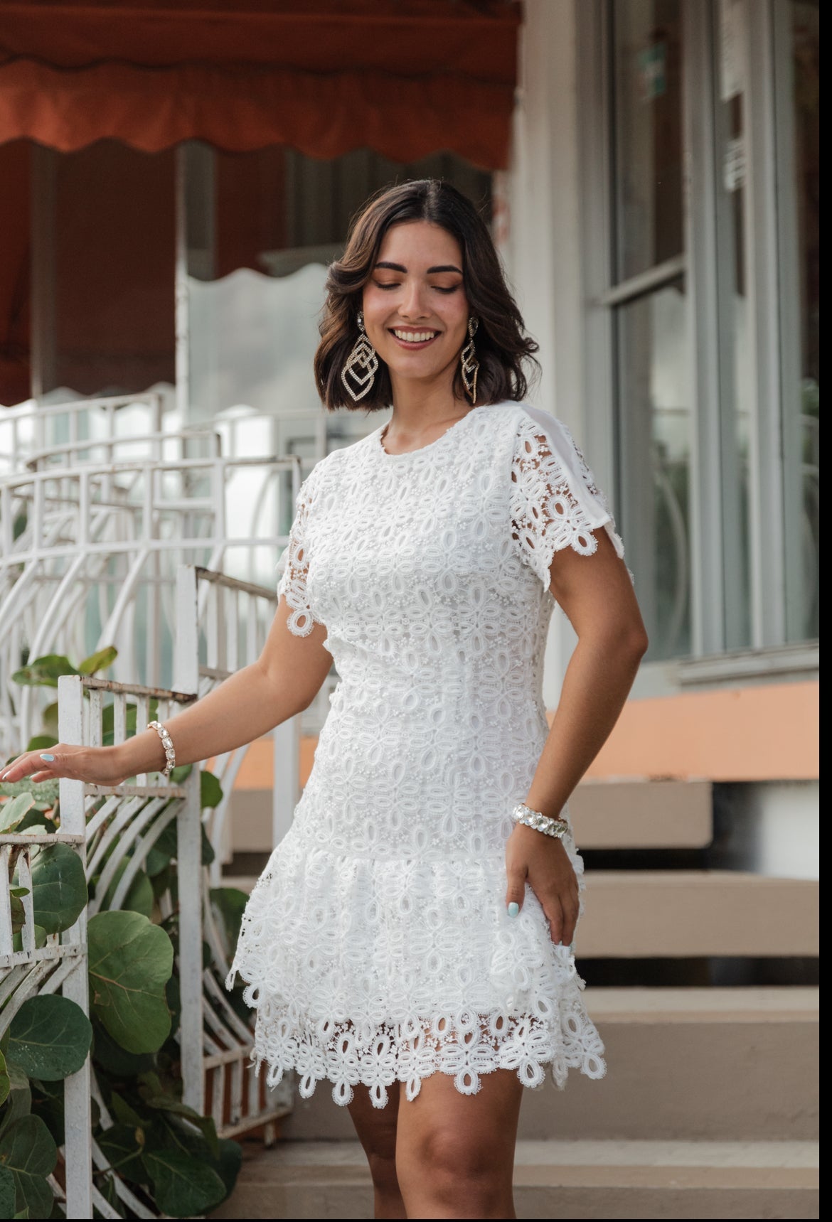 Robe Mindy en Renda Blanc 