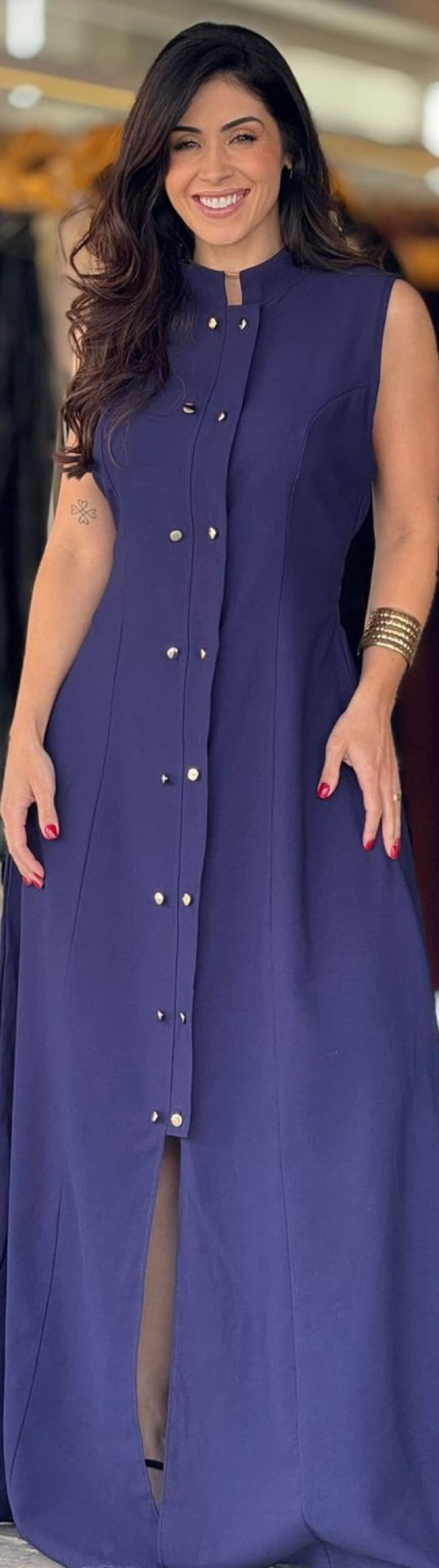 Robe Longo Chemise Alfaiataria