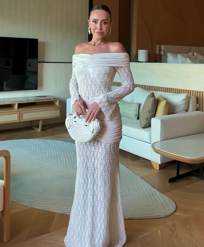 Robe Elowen à épaules dénudées