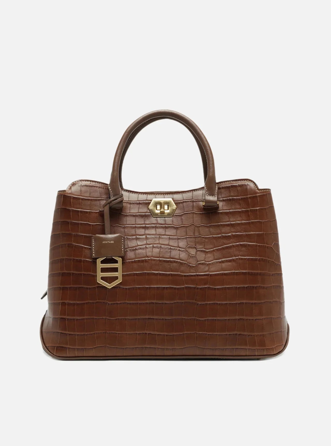 Bolsa Tote Croco Couro Legítimo