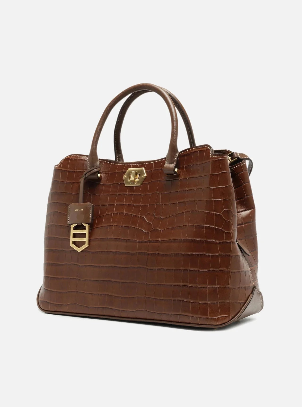 Bolsa Tote Croco Couro Legítimo