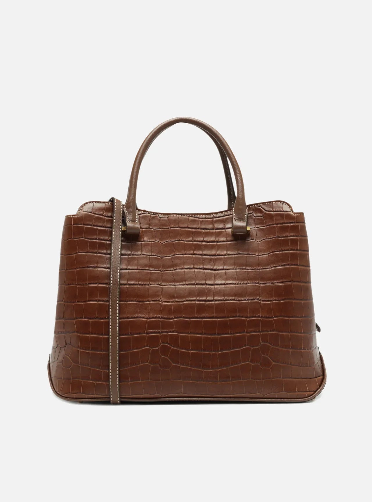 Bolsa Tote Croco Couro Legítimo