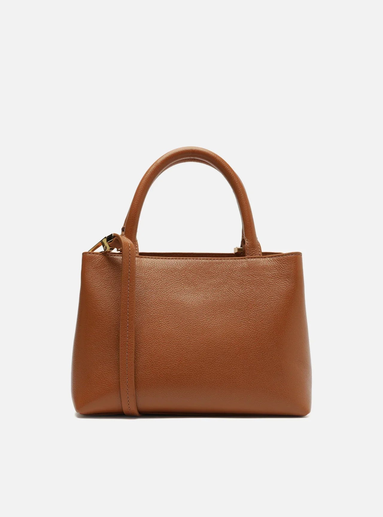 Bolsa Tote Marrom Couro Legítimo Textura