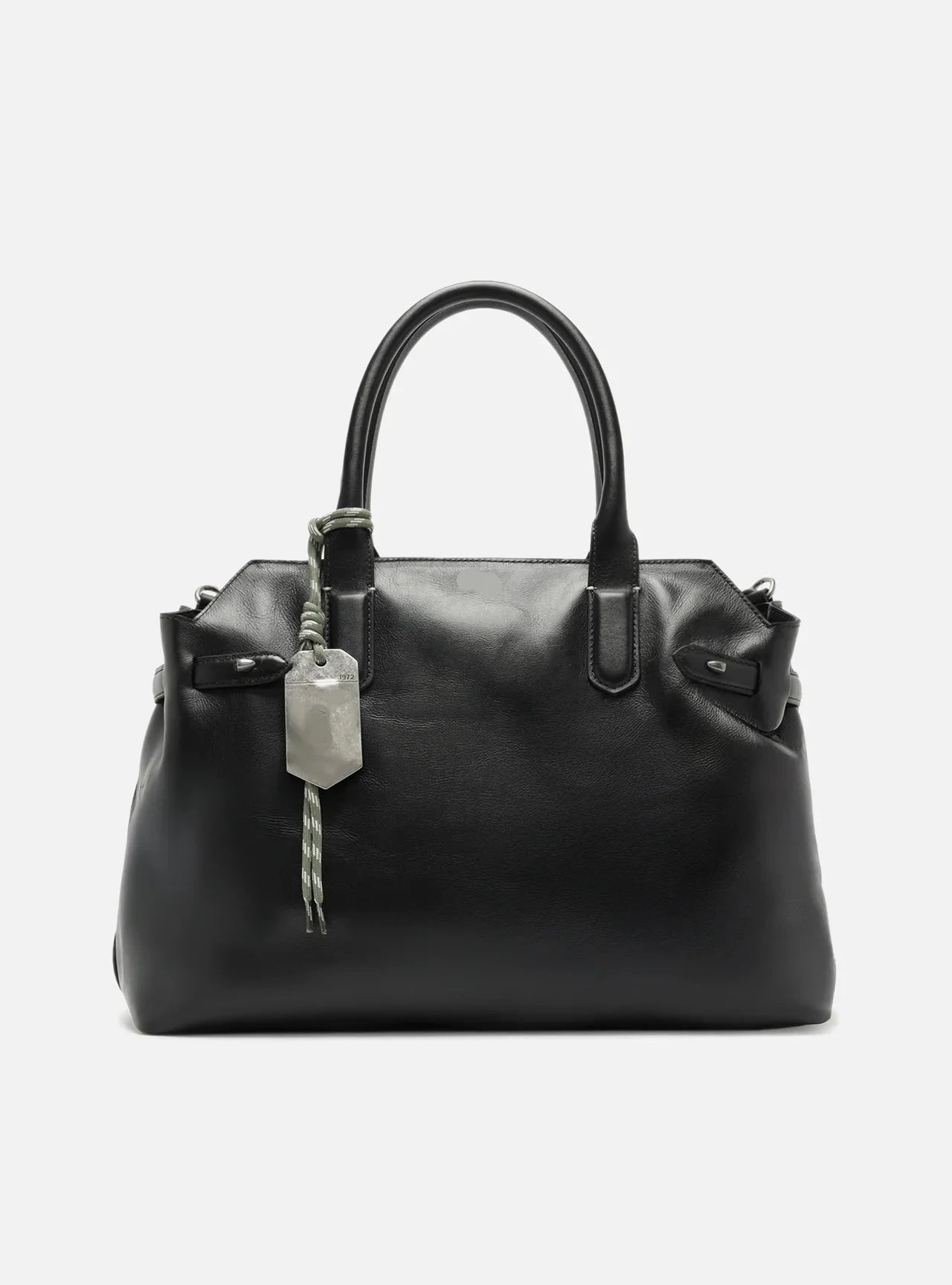 Bolsa Tote Preta Couro Legítimo