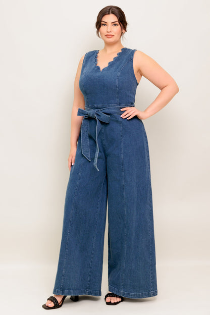 Macacão Jeans Lavado