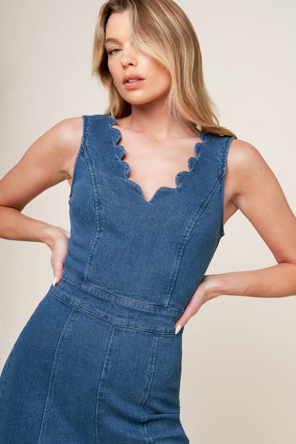 Macacão Jeans Lavado