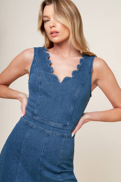 Macacão Jeans Lavado