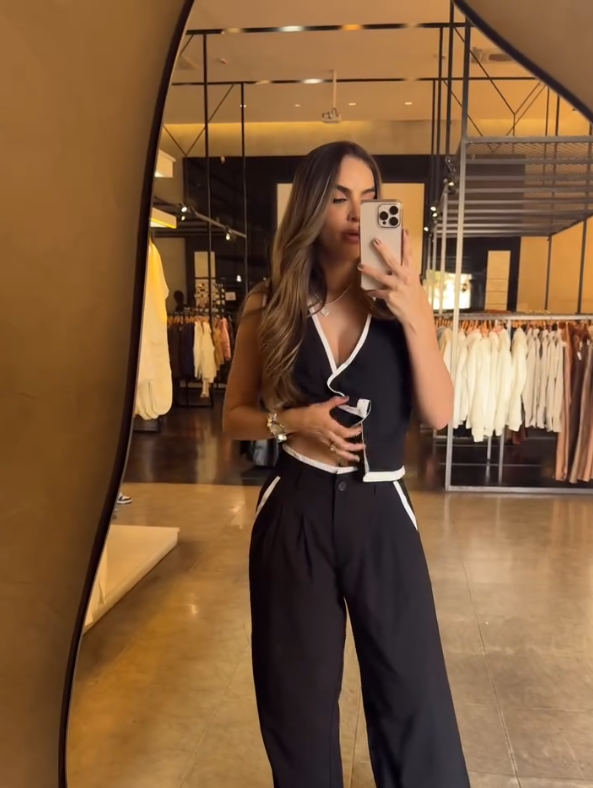 Conjunto Alfaiataria Noir Blanc