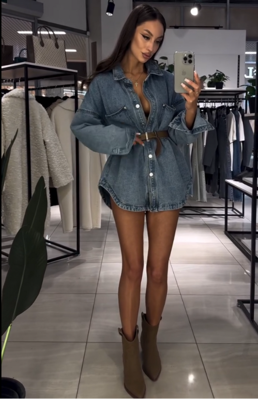 Robe-Camisa Anfisa – Jeans Oversize 