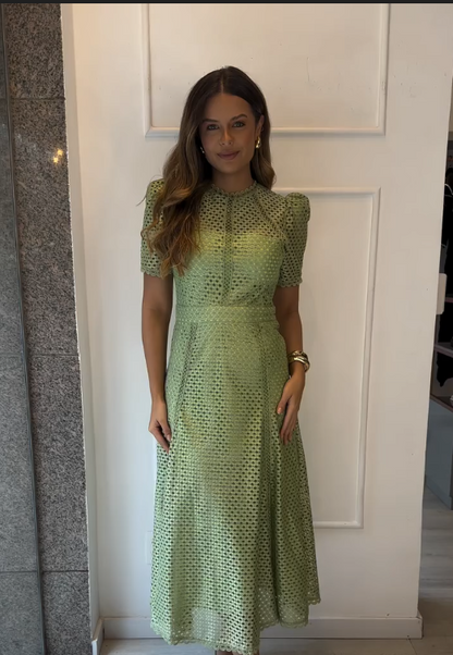 Robe Aurélie Verde Pistache