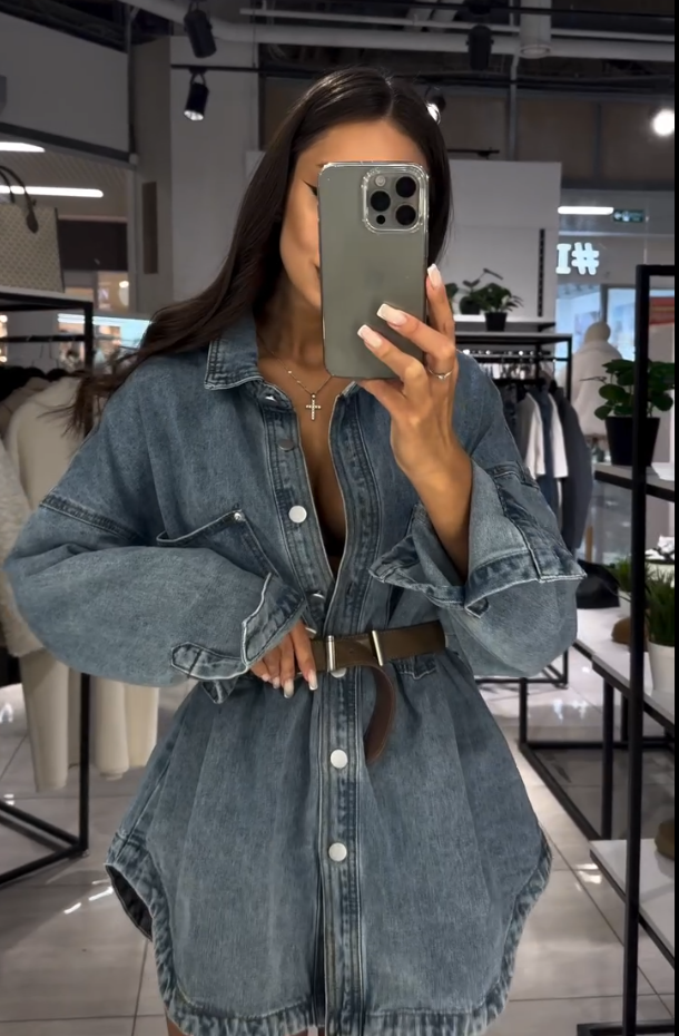 Robe-Camisa Anfisa – Jeans Oversize 