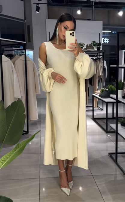 Ensemble de Tricô Ludmila – Off-White 