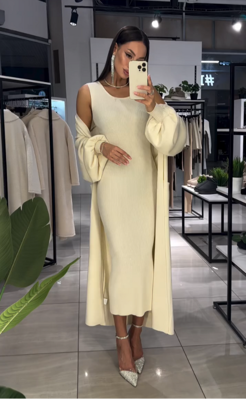 Ensemble de Tricô Ludmila – Off-White 