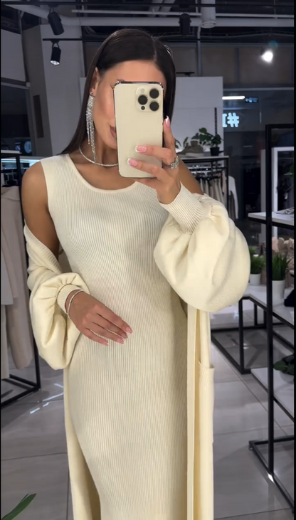 Ensemble de Tricô Ludmila – Off-White 