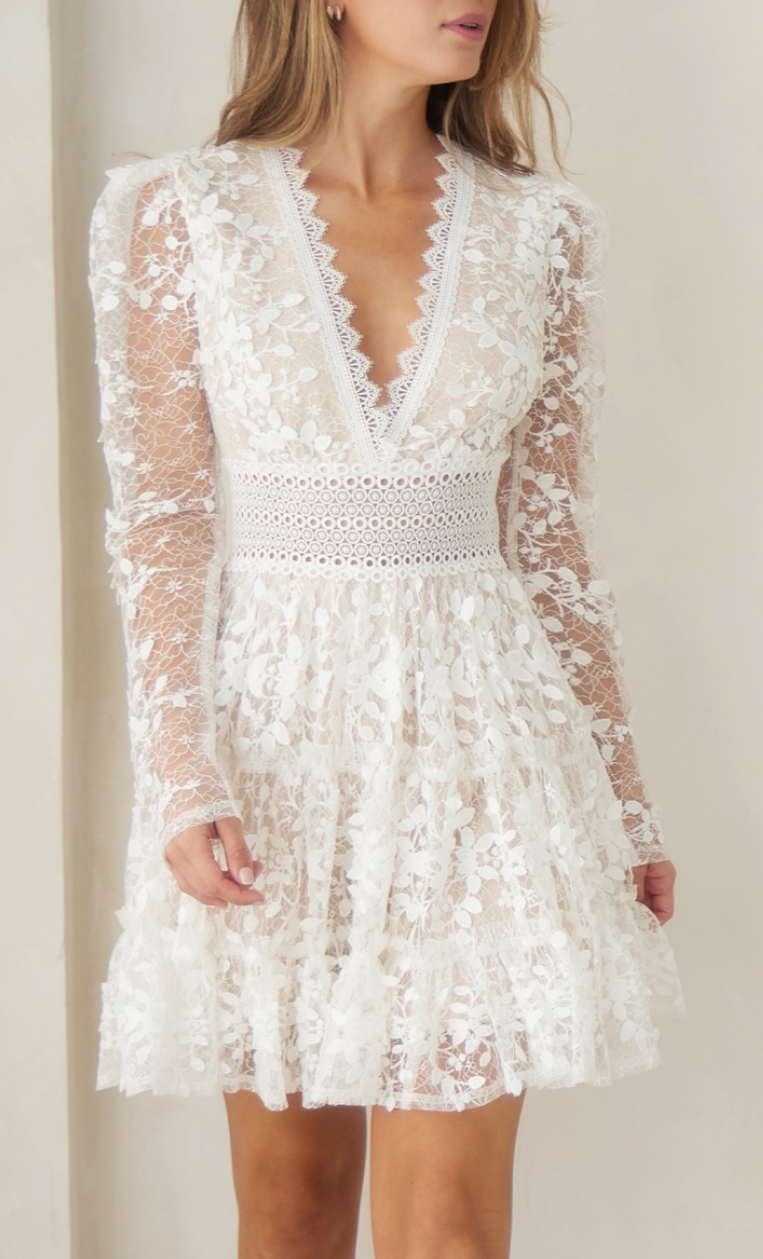 Robe courte en tissu Willow