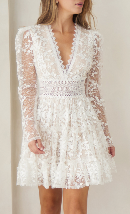 Robe courte en tissu Willow