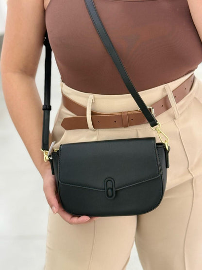 Sac Tiracolo Compacta avec Fecho Frontal Embutido