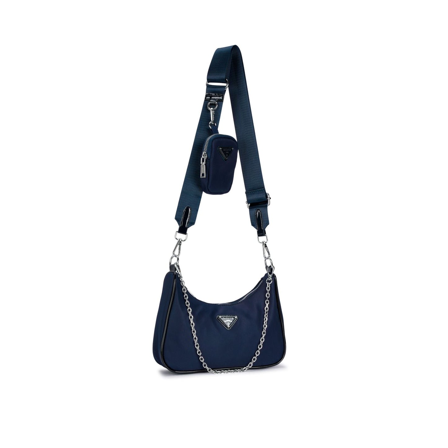 Sac Transversal Nylon avec Grande Taille et Porta-Moedas