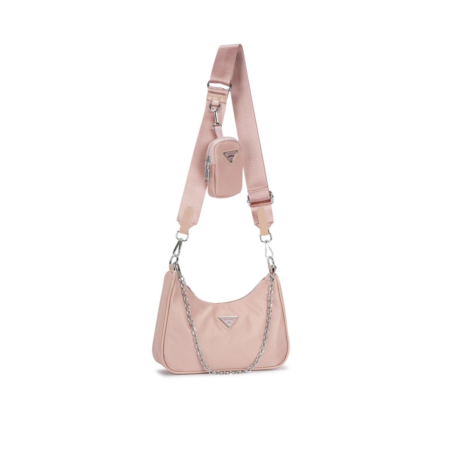 Sac Transversal Nylon avec Grande Taille et Porta-Moedas