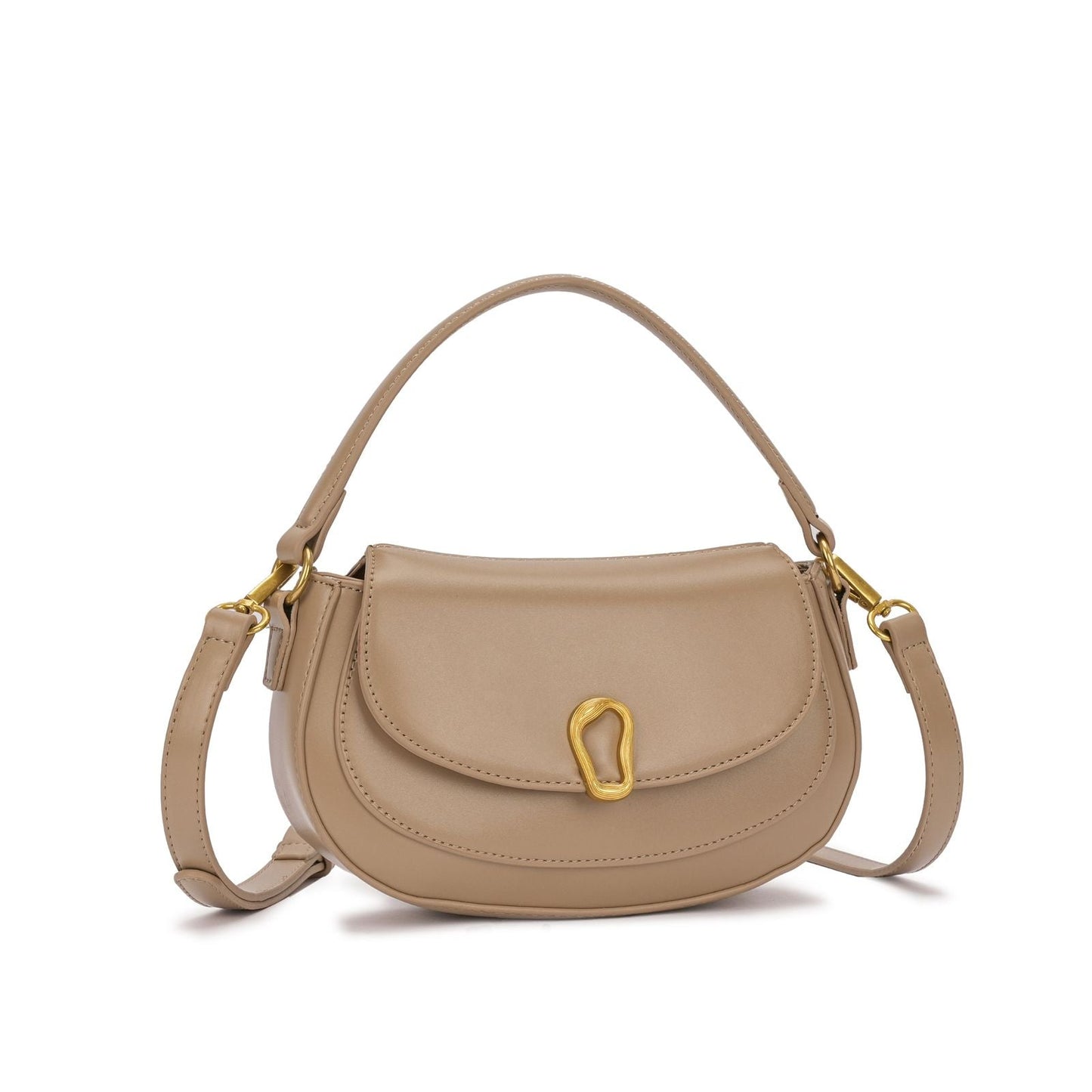 Sac Féminin avec Fecho Decorativo et Alça Curta
