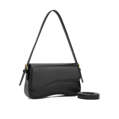 Sac Tiracolo avec Design Ondulado et Alça Ajustável