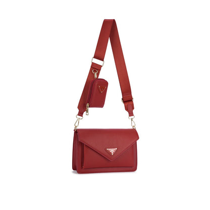 Sac transversal avec grande largeur et détails métalliques