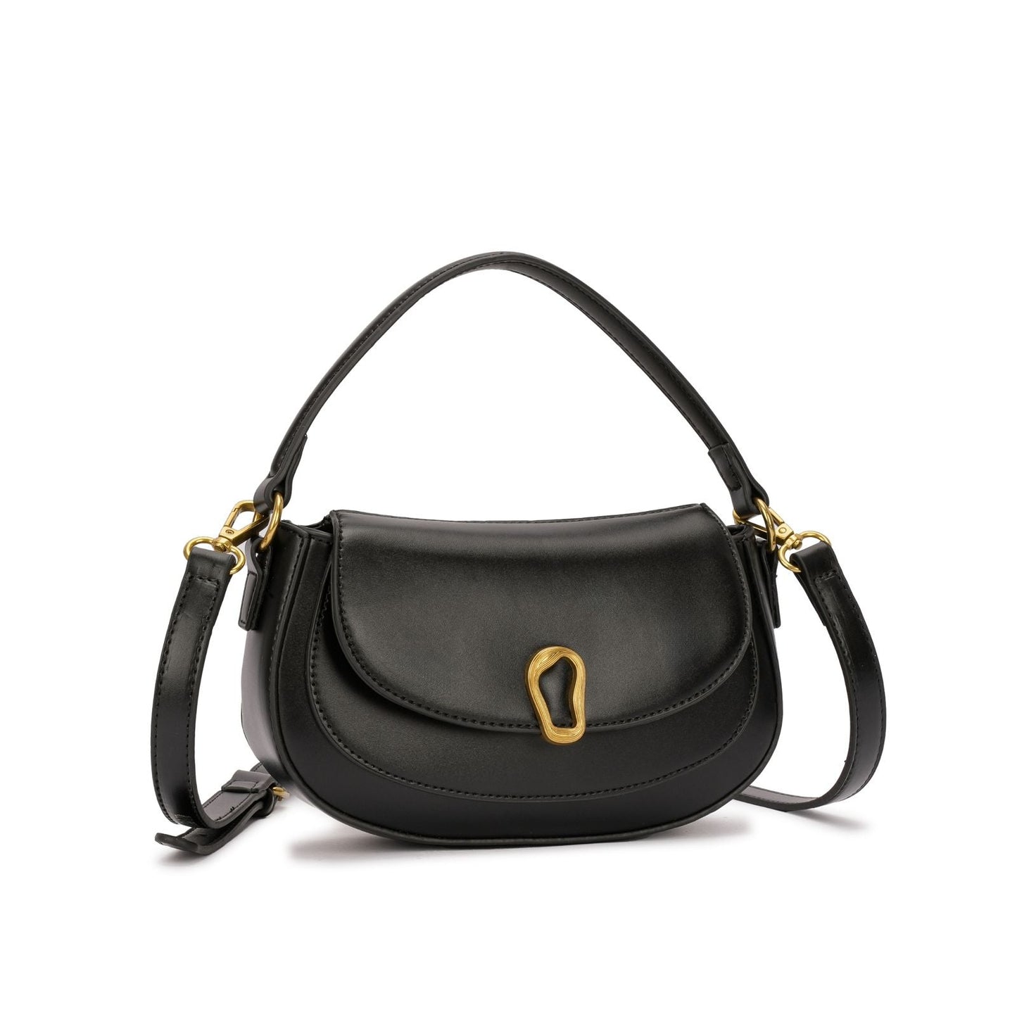 Sac Féminin avec Fecho Decorativo et Alça Curta