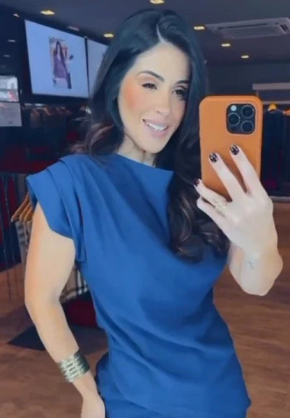 Conjunto Blusa Assimétrica Elisa 