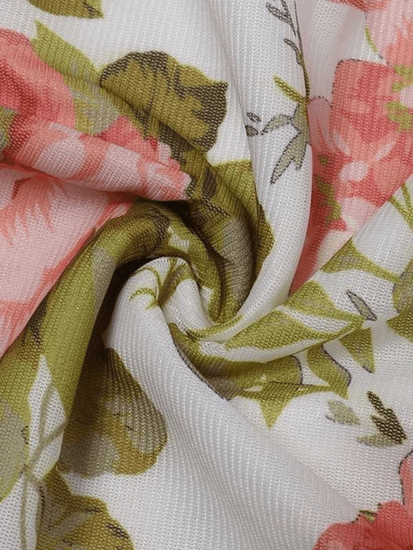 Robe Florale Alça Fina Mollye - Estilo Romântico e Feminino 