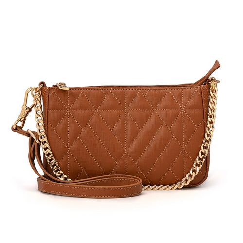 Sac Caramelo Alana Couro Legítimo 