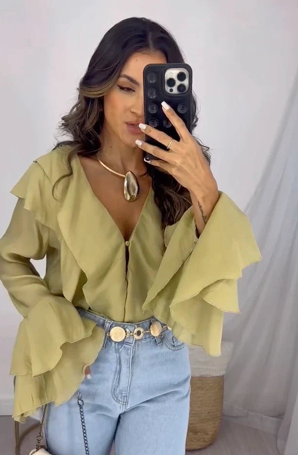 Conjunto Suzan - Calça e Blusa 