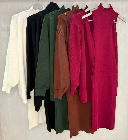Ensemble Modal Robe et Cardigan Valy 