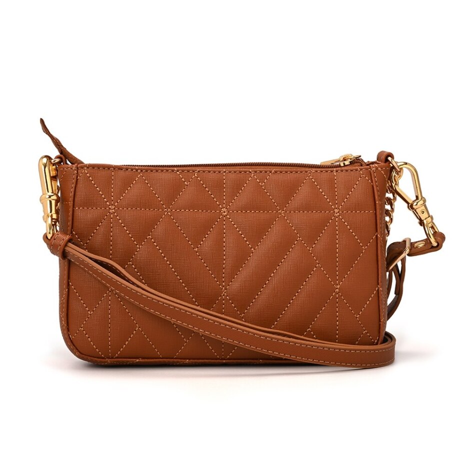 Sac Caramelo Alana Couro Legítimo 