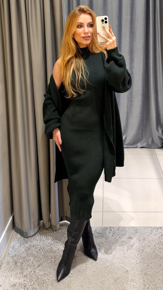 Ensemble Modal Robe et Cardigan Valy 