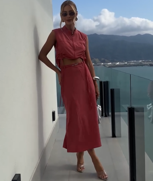 Ensemble Marsala Fashion