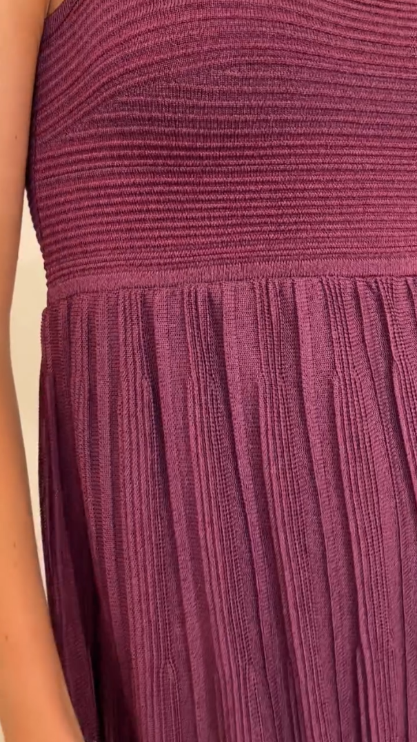 Robe longue plissée de Tom Vinho 