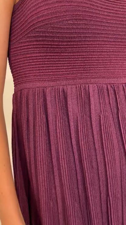 Robe longue plissée de Tom Vinho 